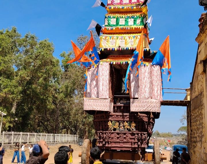 ಶ್ರೀರಂಗಪಟ್ಟಣದಲ್ಲಿ ರಂಗನಾಥನ ಬ್ರಹ್ಮ ರಥೋತ್ಸವ.